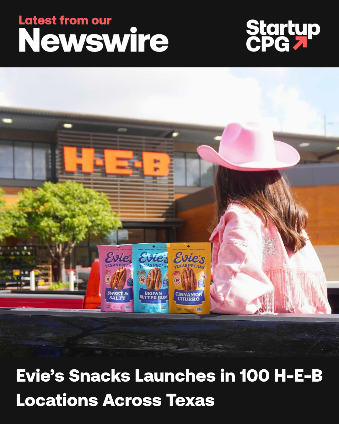 Evie's Snacks Launches in 100 H-E-B Locations Across Texas