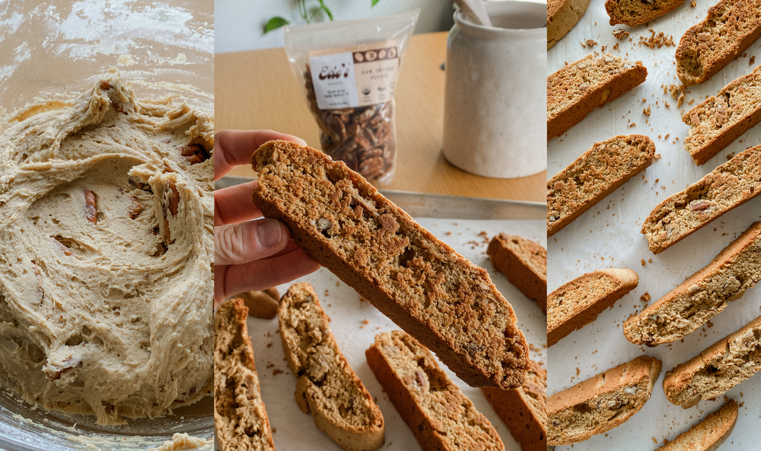 Maple Pecan Biscotti by Fidelia Grace