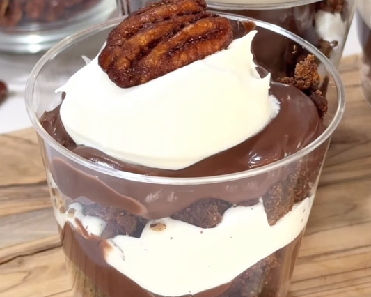 Mini Nutty Brownie Trifle