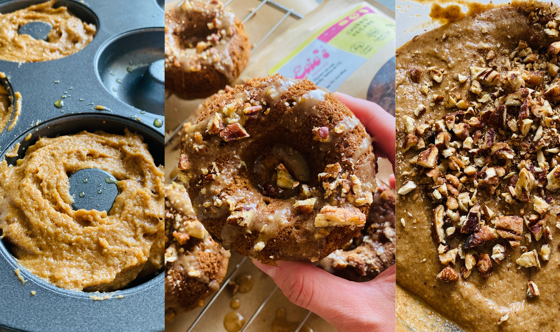 Churro Pecan Donuts by Fidelia Grace