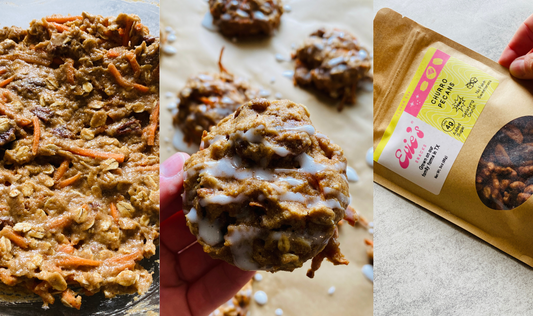 Carrot Cake Pecan Cookies by Fidelia Grace