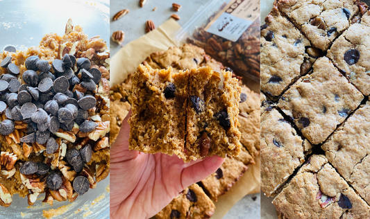 Sourdough Discard Butter Pecan Blondies by Fidelia Grace