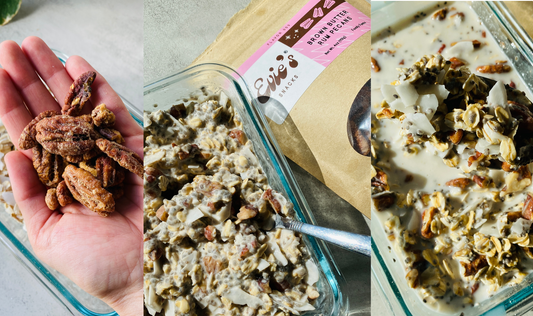 Maple Pecan Overnight Oats by Fidelia Grace