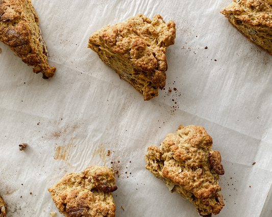 Pumpkin Spice Pecan Scones