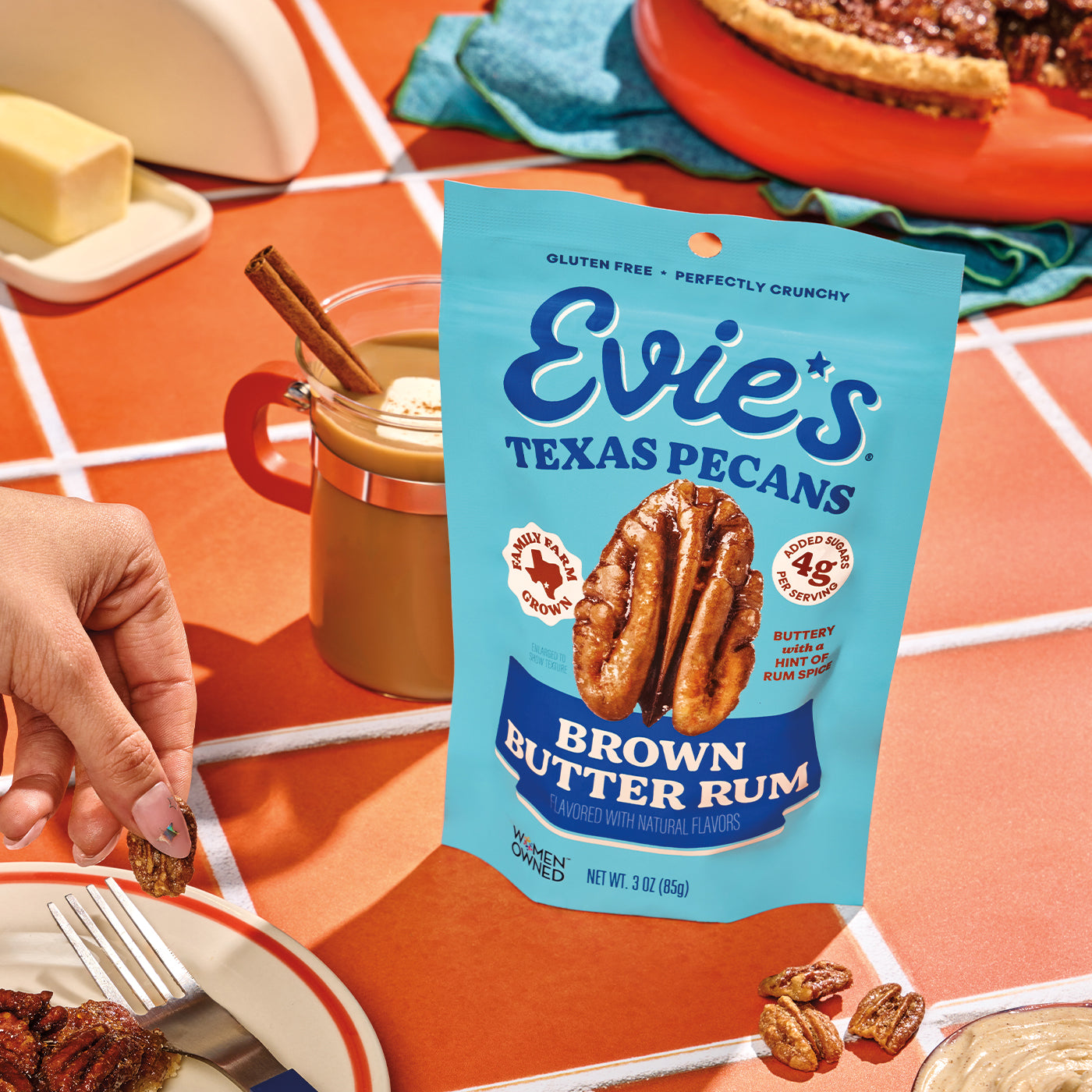 Brown Butter Rum Pecans