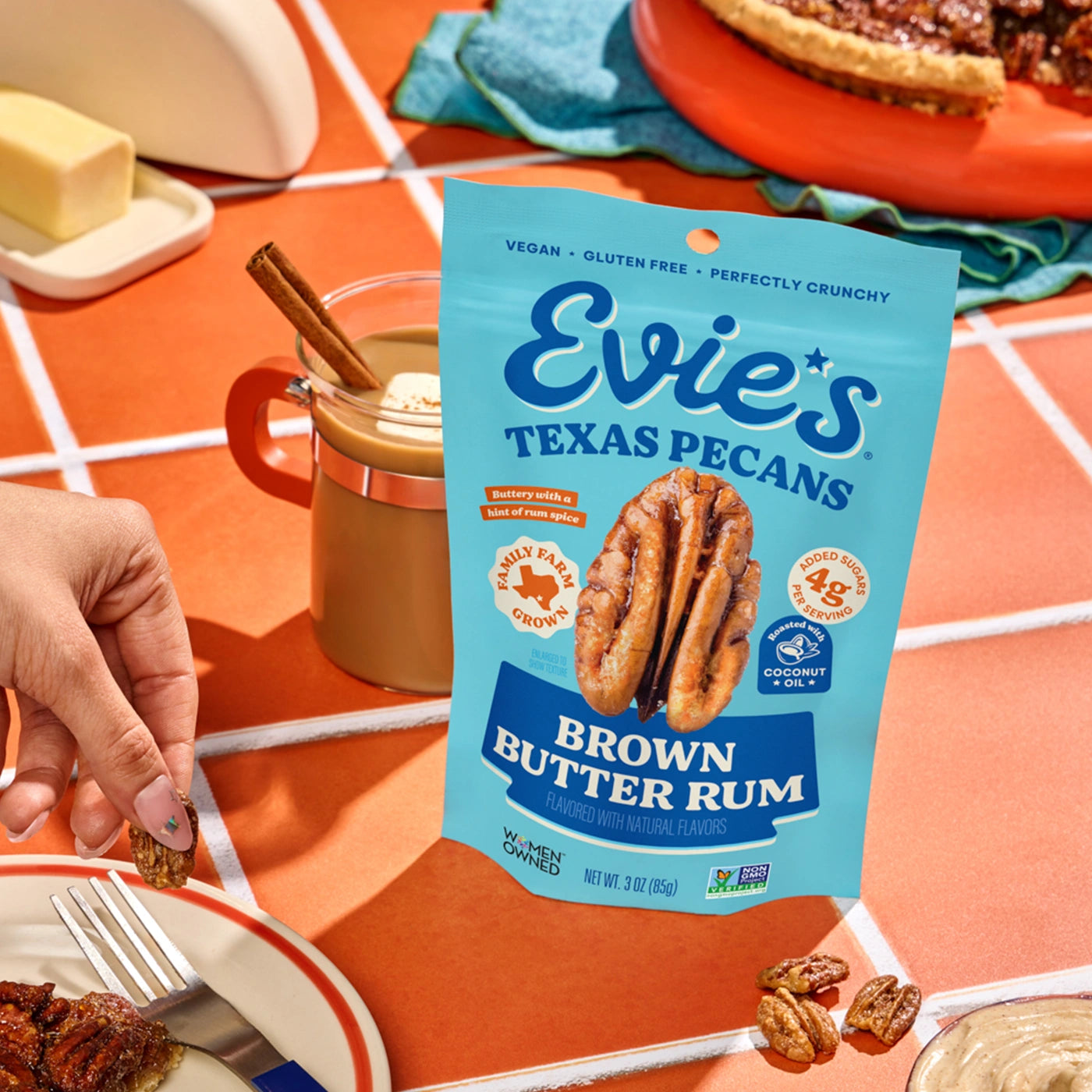 Brown Butter Rum Pecans